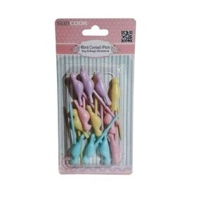 Suncook SC-411 Kuş Figürlü Kokteyl Kürdanı