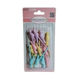 Suncook SC-411 Kuş Figürlü Kokteyl Kürdanı