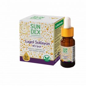 Sundex Lugol Solüsyon %5 İyot 30 ml Damla