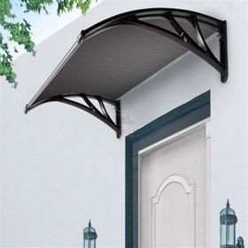 Sundurmagross Crocus Kapı Pencere Üstü Pratik 80x120 Siyah Sundurma