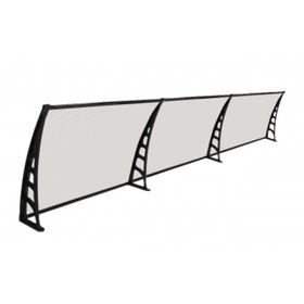Sundurmagross Crocus Kapı Pencere Üstü Pratik 80x360 cm Şeffaf Sundurma