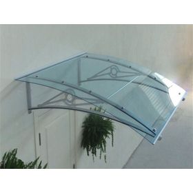 Sundurmagross TF Prolüx Kapı Üstü 15.19 190x150 Yeşil 4 mm Solid Levha Alüminyum Ayaklı Sundurma