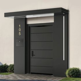 Sundurmagross Vera Dual 200x90 cm Ledli Posta Kutulu Alüminyum Işıklı Sundurma