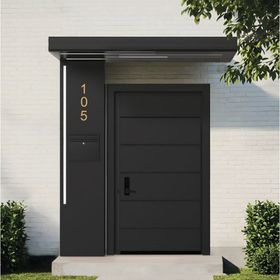 Sundurmagross Vera Mono Left 200x90 cm Ledli Posta Kutulu Alüminyum Işıklı Sundurma