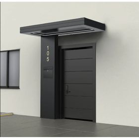 Sundurmagross Vera Viela Mono Left 200x90 cm Ledli Posta Kutulu Alüminyum Işıklı Sundurma