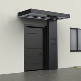 Sundurmagross Vera Viela Mono Right 200x90 cm Ledli Posta Kutulu Alüminyum Işıklı Sundurma