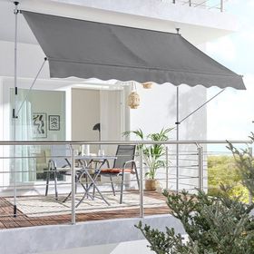 Sunfun 250x130 cm Gri Teleskopik Tente
