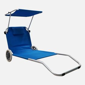 Sunfun Gölgelikli Tekerlekli Şezlong