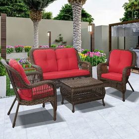 Sunfun Sunset Rattan 4 Parça Oturma Grubu
