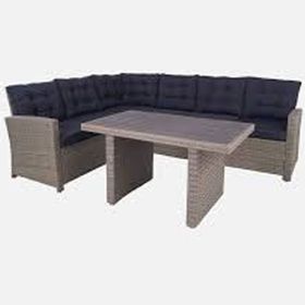 Sunfun Susia Rattan Bej Köşe Oturma Grubu