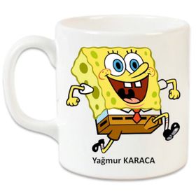 Sunger Bob Porselen Kupa Bardak