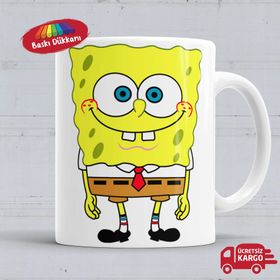 Sunger Bob Porselen Kupa Bardak