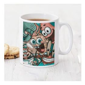 Sunger Bob Porselen Kupa Bardak