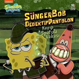 SÜNGERBOB DEDEKTIF PANTOLON KAYIP SPATULA VAKASI - 50 ADET ÇIKARTMA - KOLEKTIF