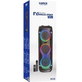 Sunix BTS-230 Uzaktan Kumanda Mikrofonlu Siyah Bluetooth Hoparlör