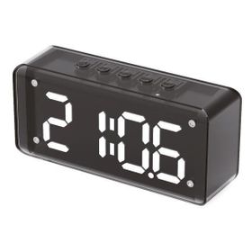Sunix BTS-240 6 W 1800 mAh LED Işıklı Çalar Saat Siyah Bluetooth Hoparlör
