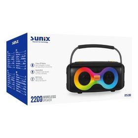 Sunix BTS-260 10 W Ledli Taşınabilir Siyah Bluetooth Hoparlör
