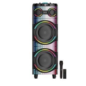Sunix BTS-320 100 W Çift Mikrofonlu Kumandalı 107 cm Siyah Bluetooth Hoparlör