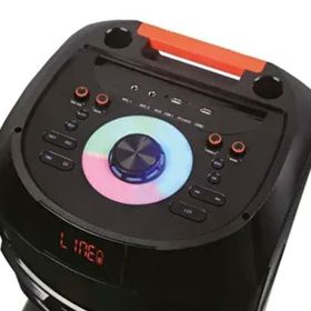 Sunix BTS-330 120 W 8000 mAh Çift Mikrofonlu Kumandalı Siyah Bluetooth Hoparlör