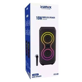 Sunix BTS-460 16 W 2400 mAh Bass Mikrofonlu Bluetooth Hoparlör