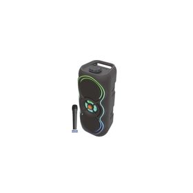 Sunix BTS-470 20 W Kablosuz Mikrofon Ledli TWS Siyah Bluetooth Hoparlör