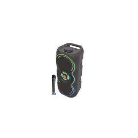 Sunix BTS-470 20 W Kablosuz Mikrofon Ledli TWS Siyah Bluetooth Hoparlör