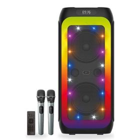 Sunix BTS-X700 80 W Çift Mikrofonlu Ledli Bluetooth Hoparlör