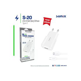 Sunix S20 Type C Şarj Aleti