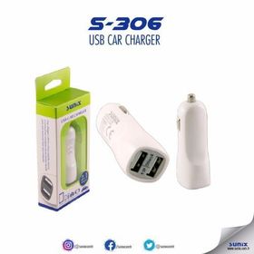 Sunix S306 Çift Çıkışlı Sadece Başlık 2.1A Araç Şarj Aleti
