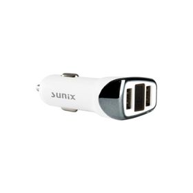Sunix S310 Çift Çıkışlı Type-C 2.4A Dijital Göstergeli Araç Şarj Aleti Set