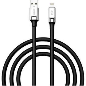 Sunix SC-64 3.4A Siyah Lightning Şarj ve Data Kablosu