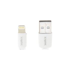 Sunix SC03 Soft İos Lightning 3A Beyaz Çıkışlı Data Ve Şarj Kablosu