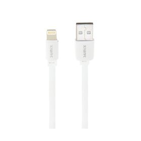 Sunix SC03 Soft İos Lightning 3A Beyaz Çıkışlı Data Ve Şarj Kablosu