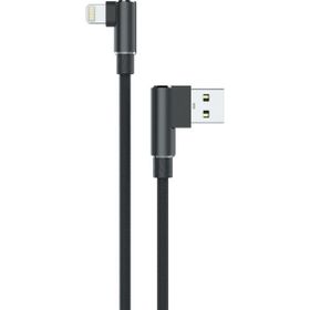 Sunix SC23 3 m İos Lightning 2A Siyah Çıkışlı Data Ve Şarj Kablosu