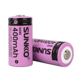 Sunkko IFR 3.2 V 400 Mah 16340 Tekli Şarj Edilebilir Pil