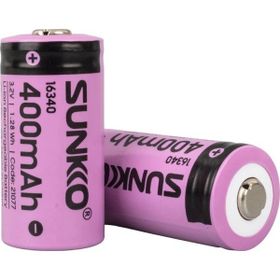 Sunkko IFR 3.2 V 400 Mah 16340 Tekli Şarj Edilebilir Pil