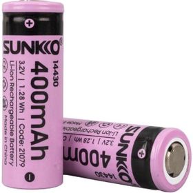 Sunkko IFR 3.2 Volt 400 Mah 14430 Tekli Şarj Edilebilir Pil