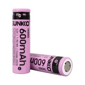 Sunkko IFR 3.2 Volt 600 Mah 14500 Tekli Şarj Edilebilir Pil