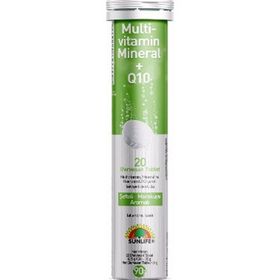 Sunlife Multivitamin Mineral Q10 İçeren 20 Efervesan Tablet
