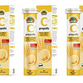Sunlife Vitamin C Propolis 20 Efervesan Tablet