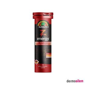 Sunlife Z-Energy Caffein Taurin Vitamin 10 Efervesan Tablet