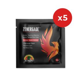 Sunlife Zenergade Portakal Acı Badem Aromalı 5 Efervesan Tablet