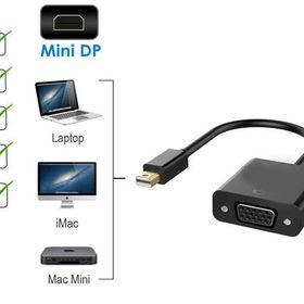 Sunline 170607 Mini DP-DP/VGA Dönüştürücü