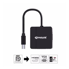 Sunline 170627 Mini DP-HDMI/VGA/DVI Dönüştürücü