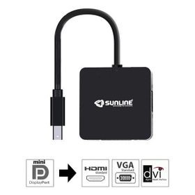 Sunline 170627 Mini DP-HDMI/VGA/DVI Dönüştürücü