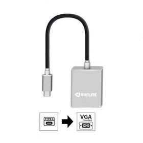 Sunline 170668 USB 3.1 Type C-VGA Dönüştürücü