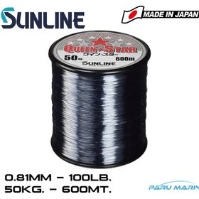 Sunline Queen Star 0.81 mm 100 lb 600 mt Smoke Gray Misina