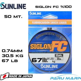 Sunline Siglon %100 Florokarbon 0.74 mm 50 mt Misina