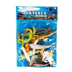 Sunman 00713 7'li Poşetli Okyanus Hayvanları