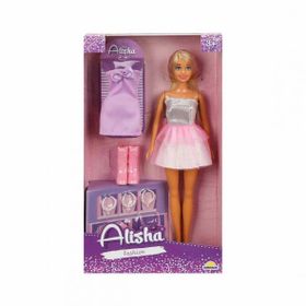 Sunman 01423 Alisha Gece Elbiseli 29 cm Bebek Seti